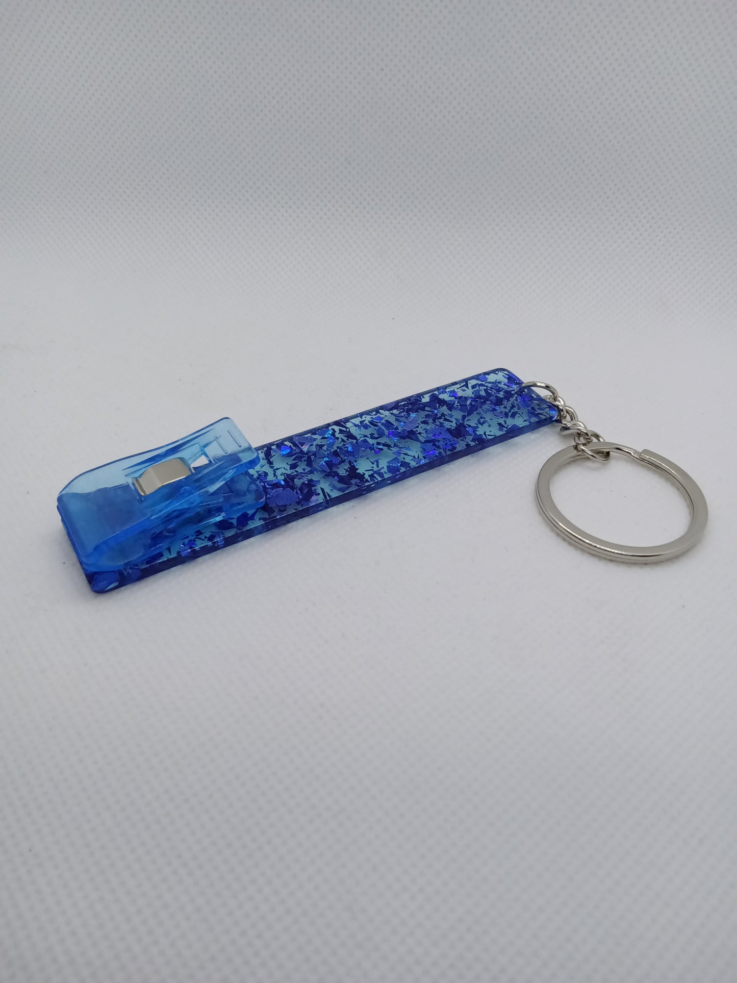 Card grabber (blue infused glitter)