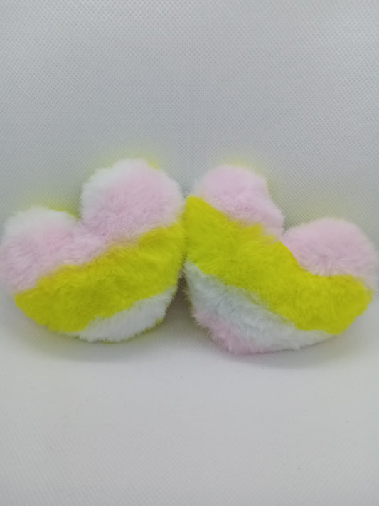 Puff balls(heart shape)