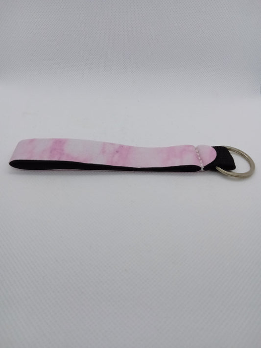 Wristlet keychain (pink)