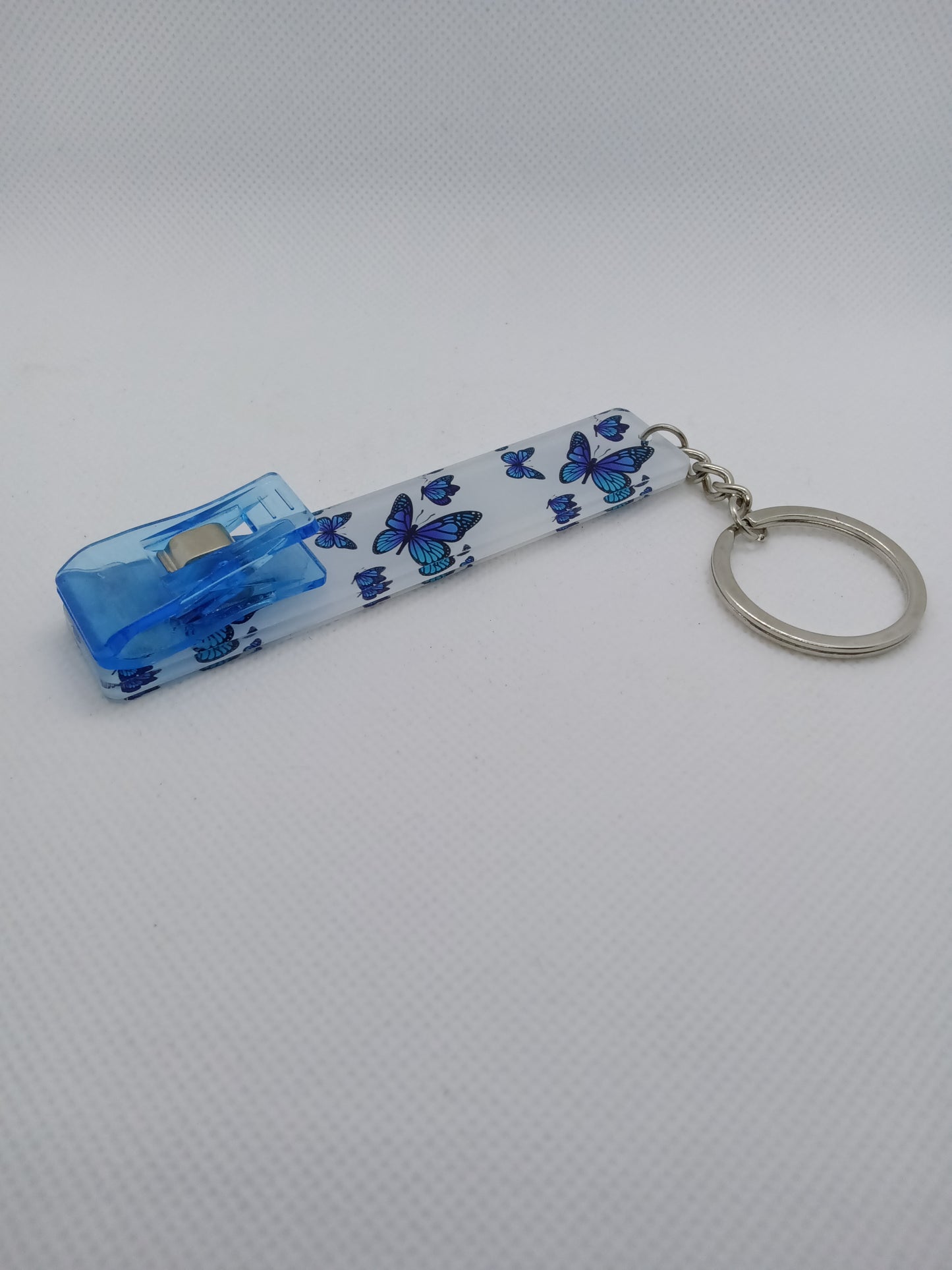 Card grabber (blue butterfly)